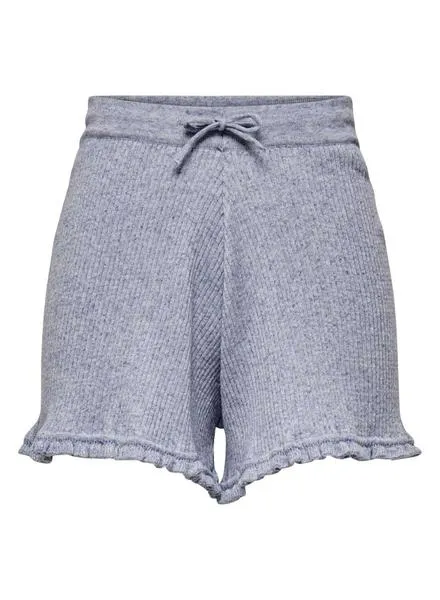 Lina Ruffle Azul para Mujer - Short Justo