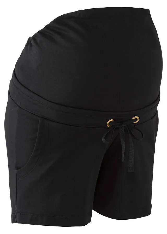 Maternity Black Shorts