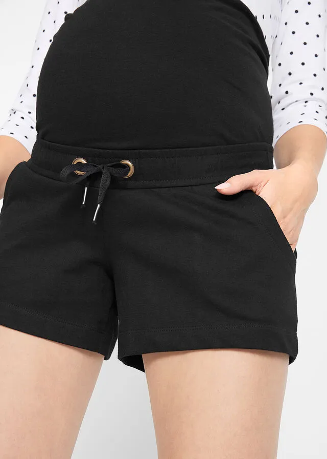 Maternity Black Shorts