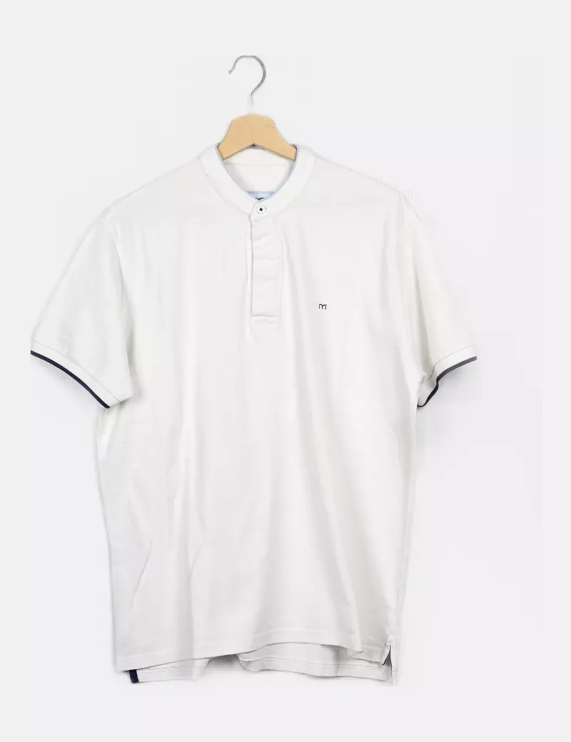 White casual Milano polo shirt