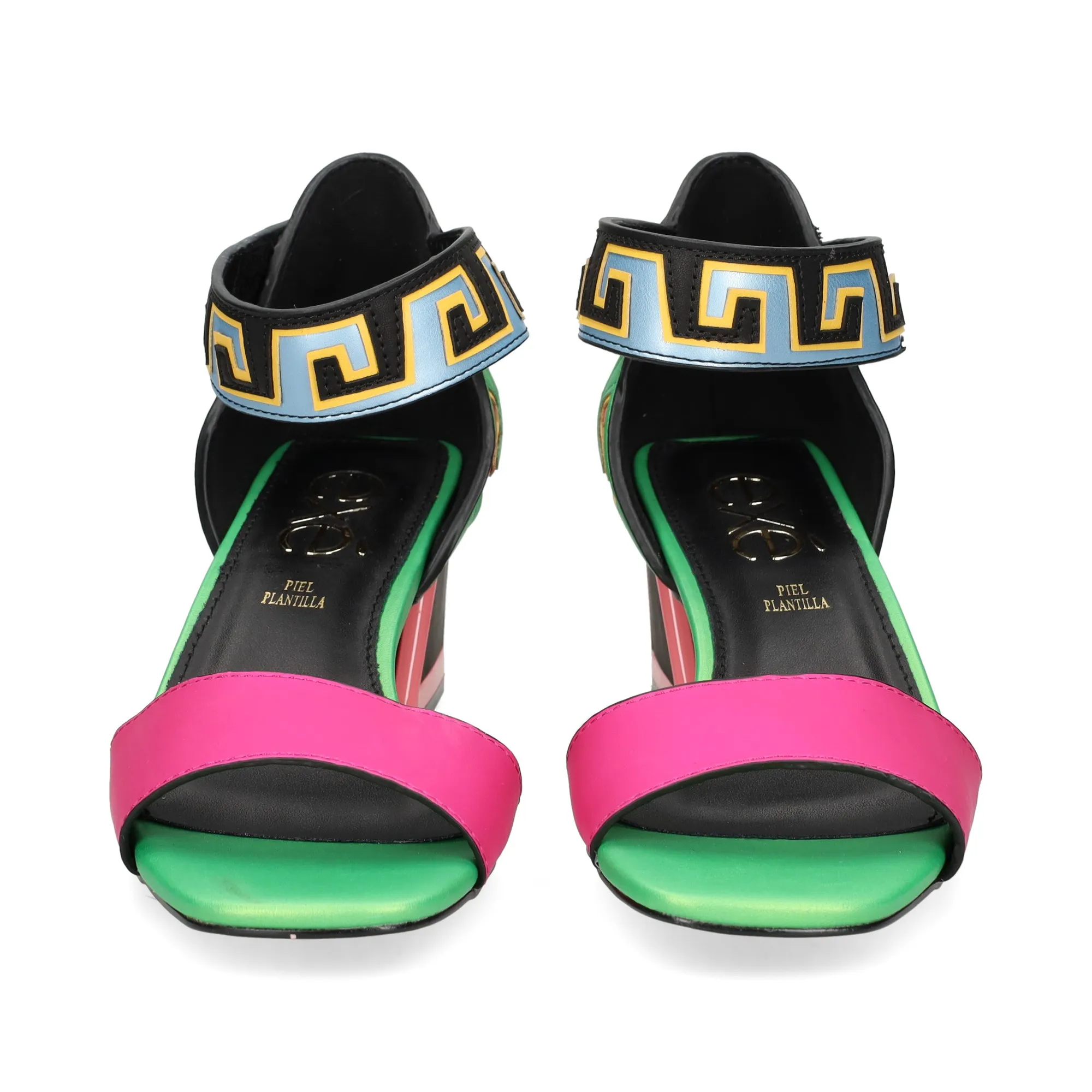 Multicolor Women's Heeled Sandals by EXE