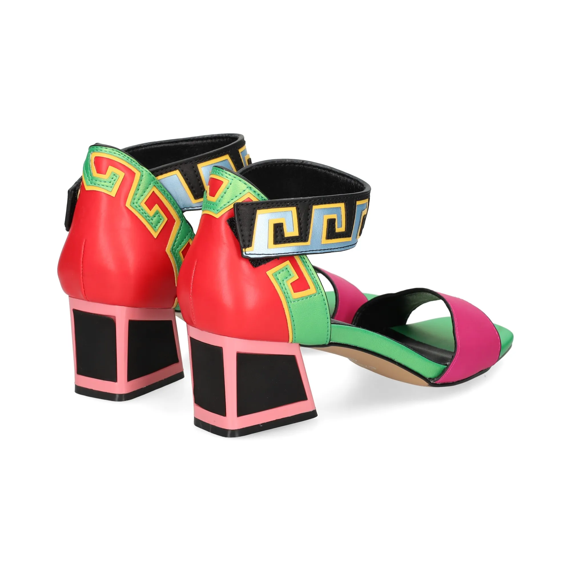 Multicolor Women's Heeled Sandals by EXE