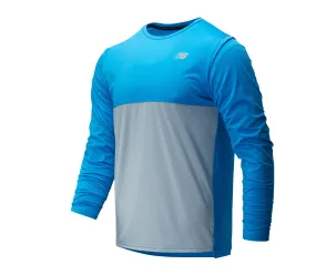 New Balance Accelerate LS Azul Running Shirt for Men