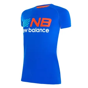 New Balance Tenacity Blue Children's Running T-shirt