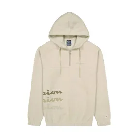 Hooded Half Zip Sweatshirt