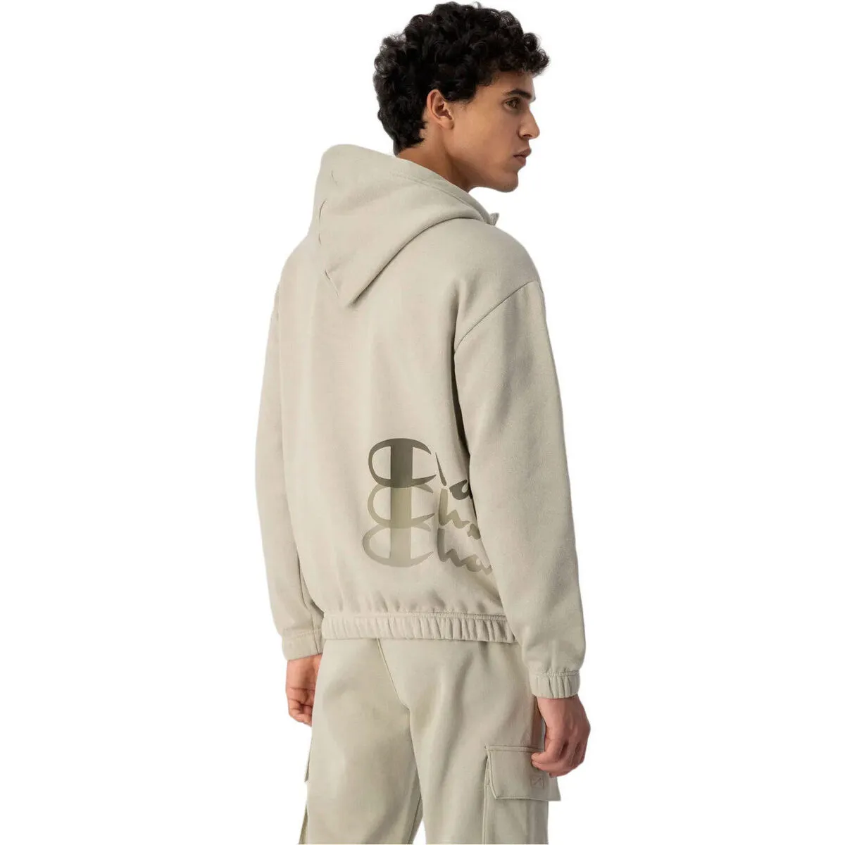 Hooded Half Zip Sweatshirt