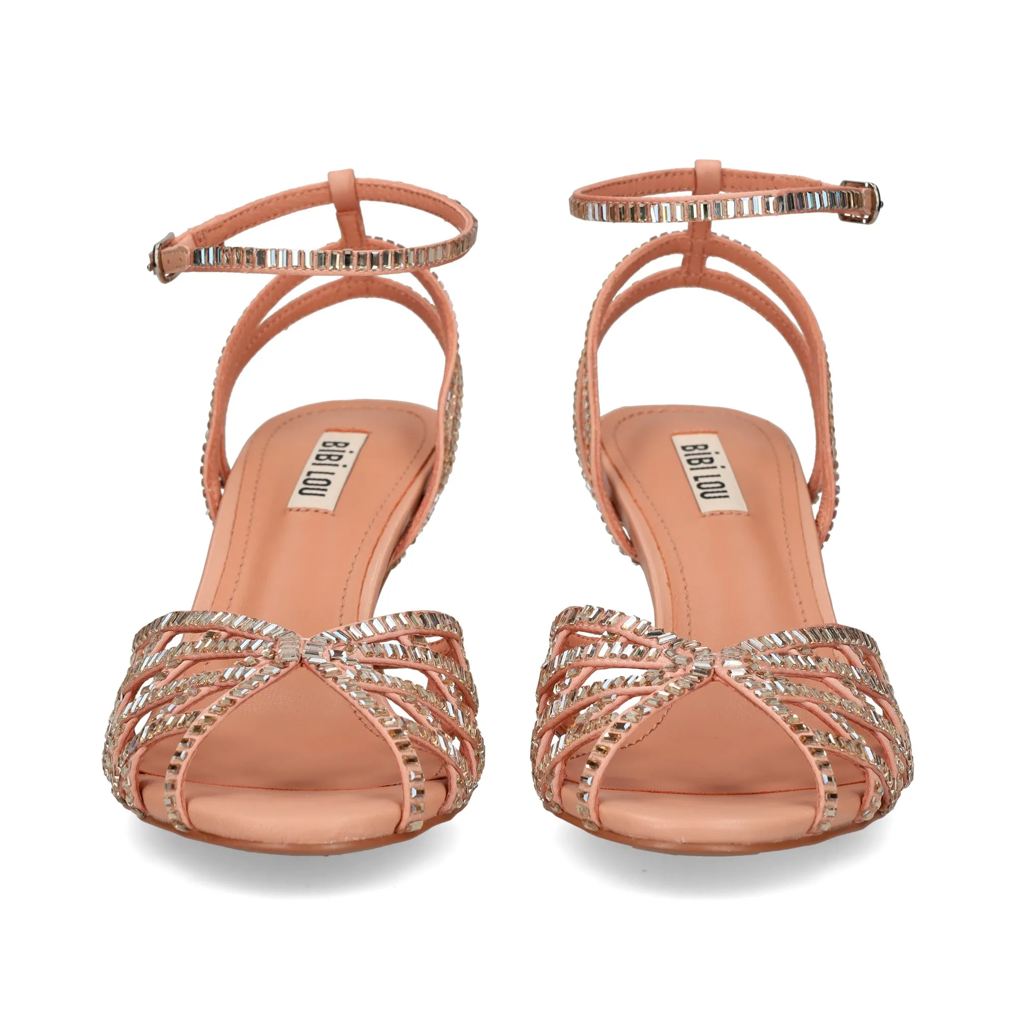 NUDE Women's Heeled Sandals by BIBI LOU