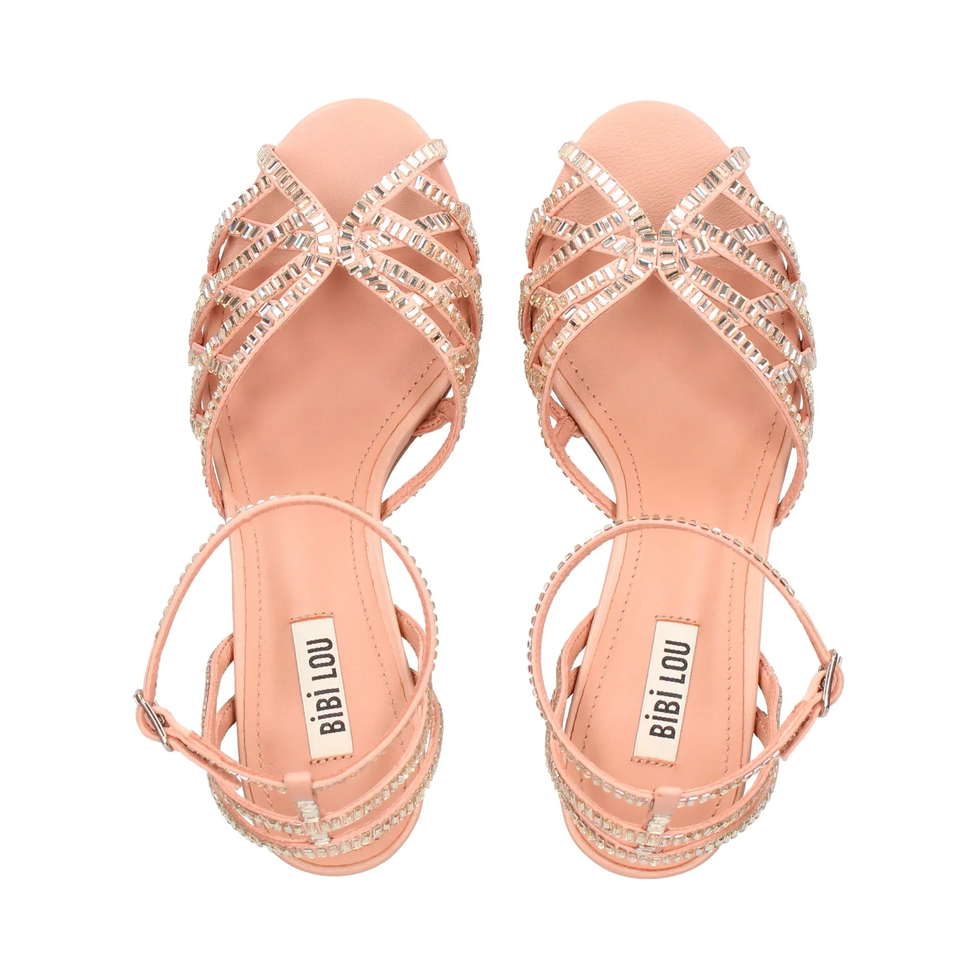 NUDE Women's Heeled Sandals by BIBI LOU