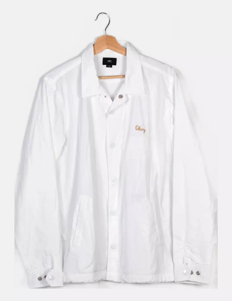 White Casual Jacket - obey