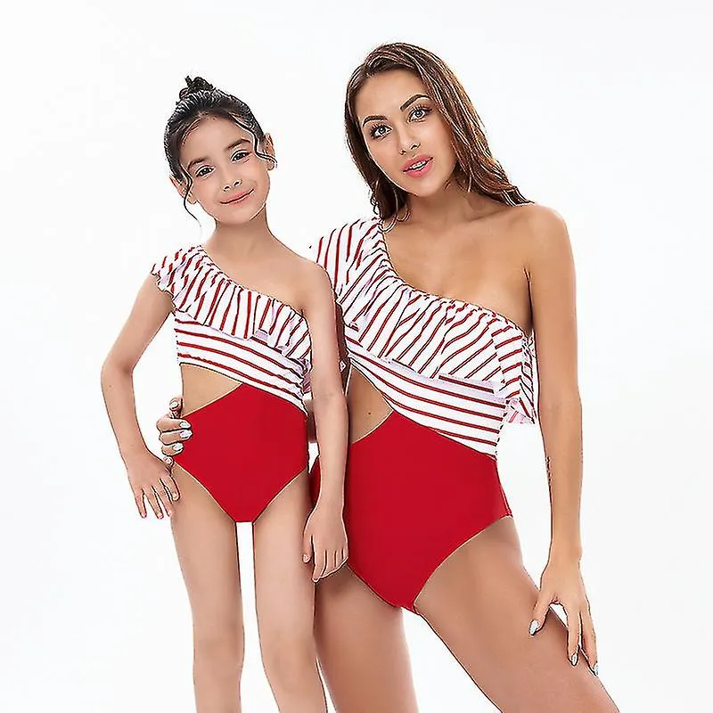 One-piece Sexy Bikini for Mother and Daughter Matching Swimwear Set