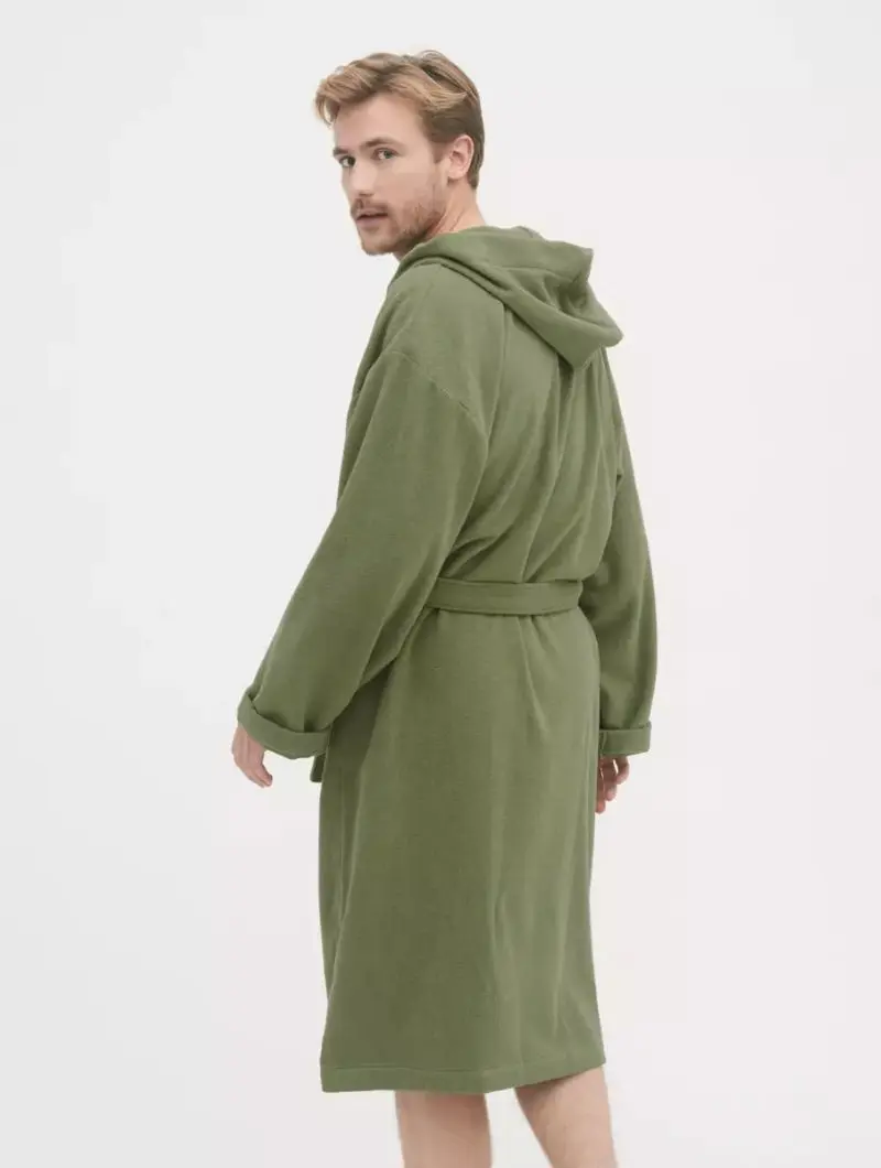 Organic Cotton Unisex Hooded Bathrobe