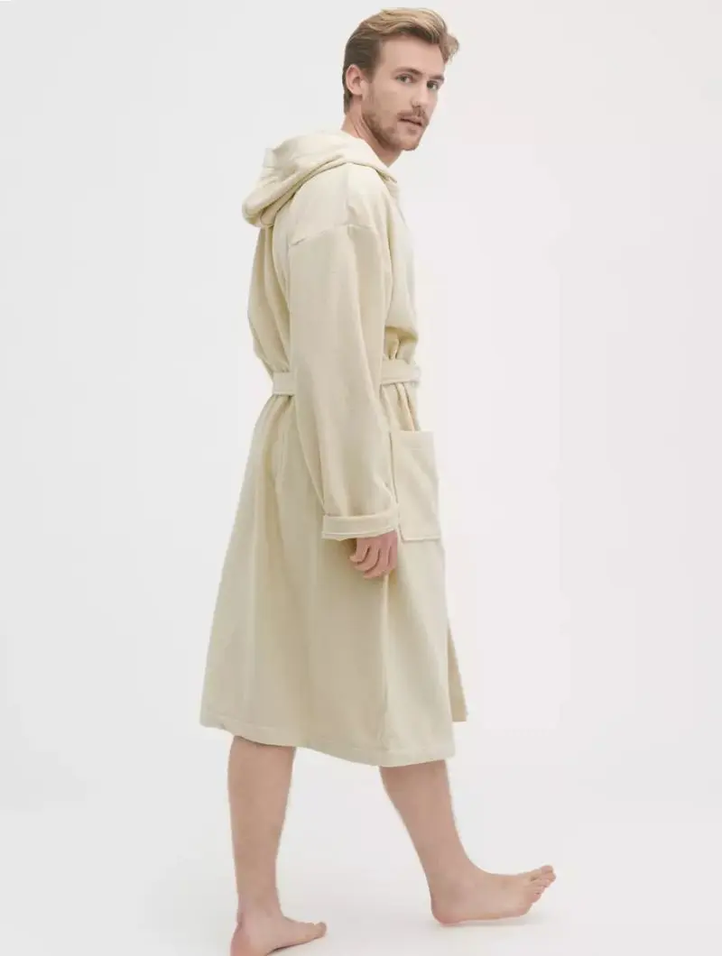 Organic Cotton Unisex Hooded Bathrobe