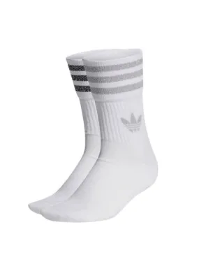 Pack de Calcetines Adidas Blancos con Glitter para Mujer.