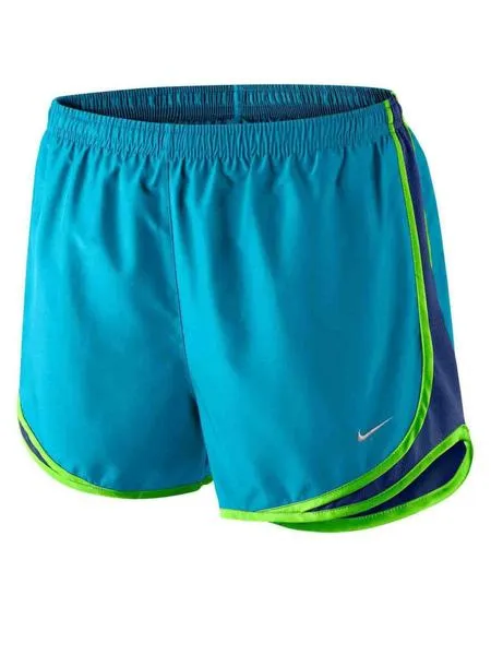 blue/green Nike running pants