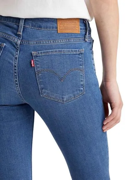 Levis 711 Skinny Rio Azul Mujer