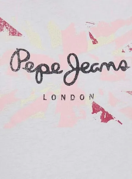 Pepe Jeans Kallan White Women's T-shirt.