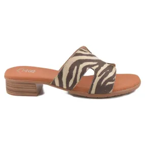 Piel animal print sandals with heel by CBP