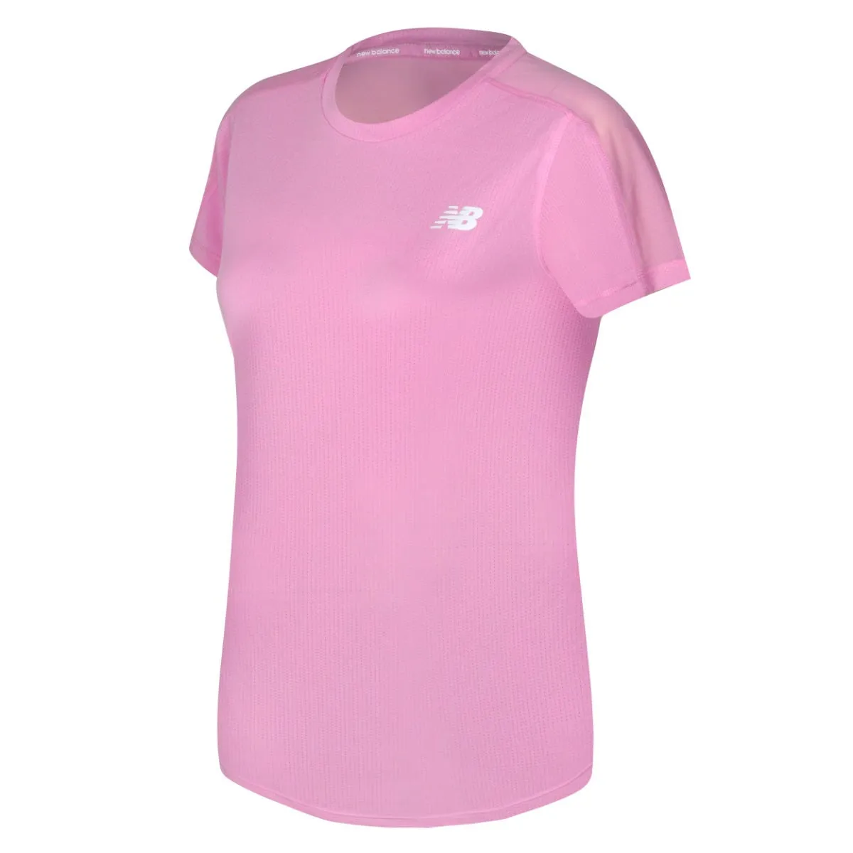 Pink New Balance Women's Running T-shirt.