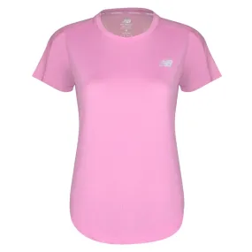 Pink New Balance Women's Running T-shirt.