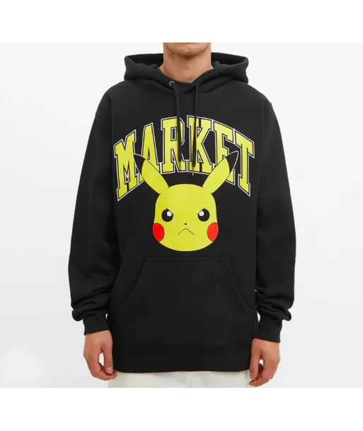 Poleron Pikachu Negro - Compra en Mercado Pokemon.