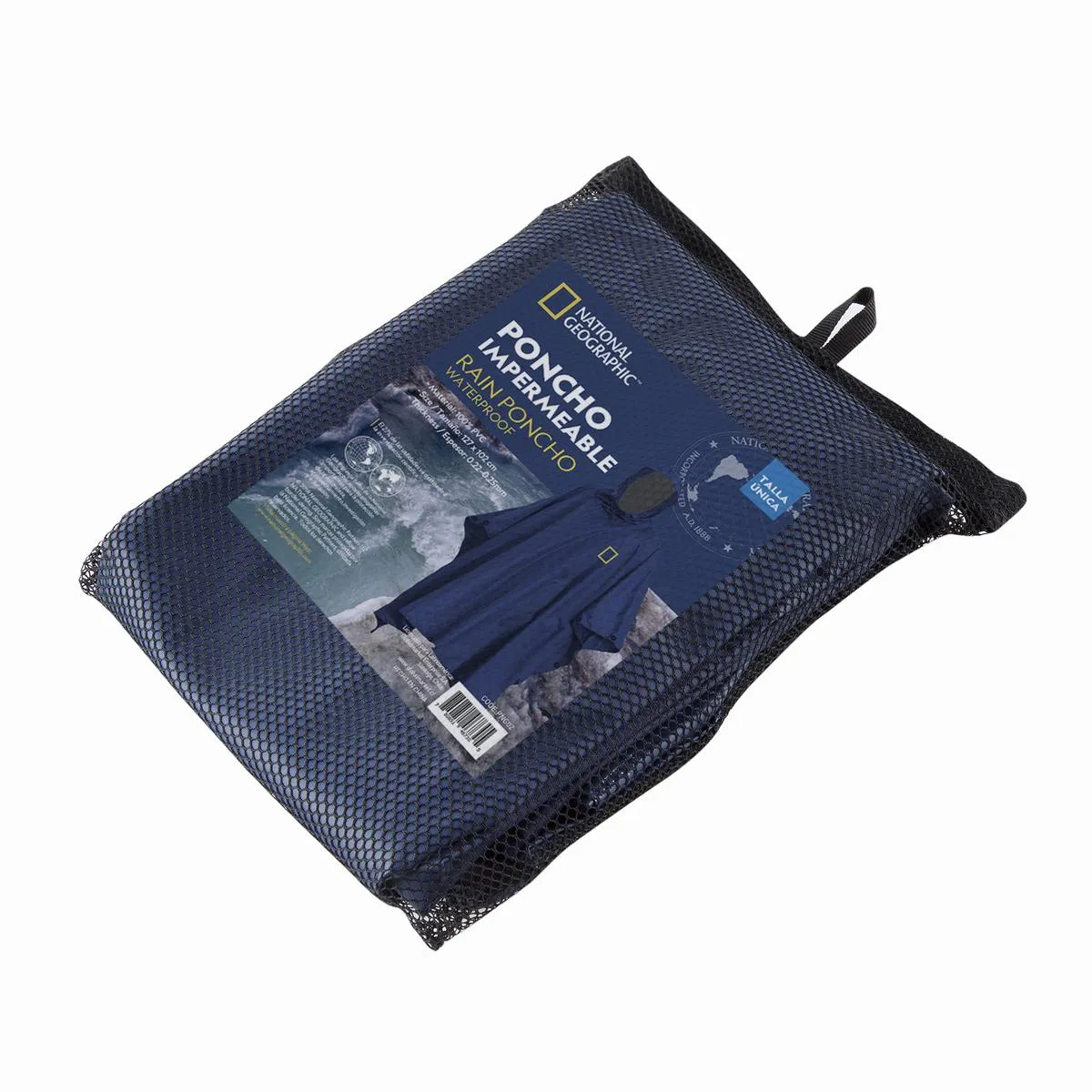 Blue National Geographic Unisex Waterproof Poncho