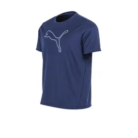 Puma Performance Cat Blue Running T-Shirt.