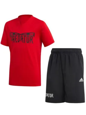 red adidas predator kids set