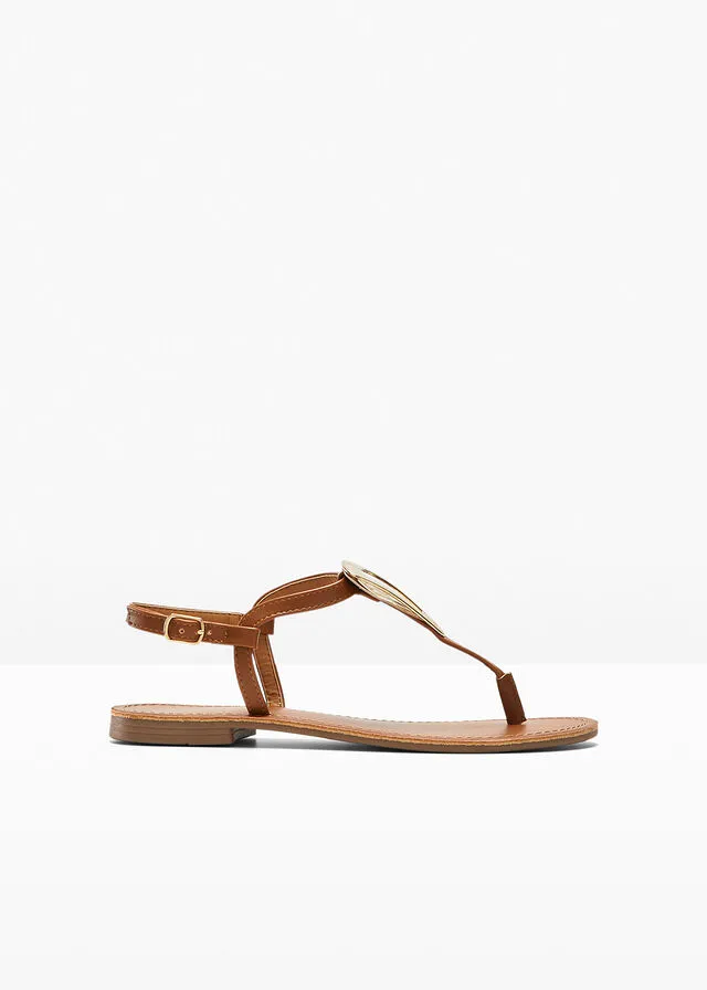 Brown Toe Ring Sandal