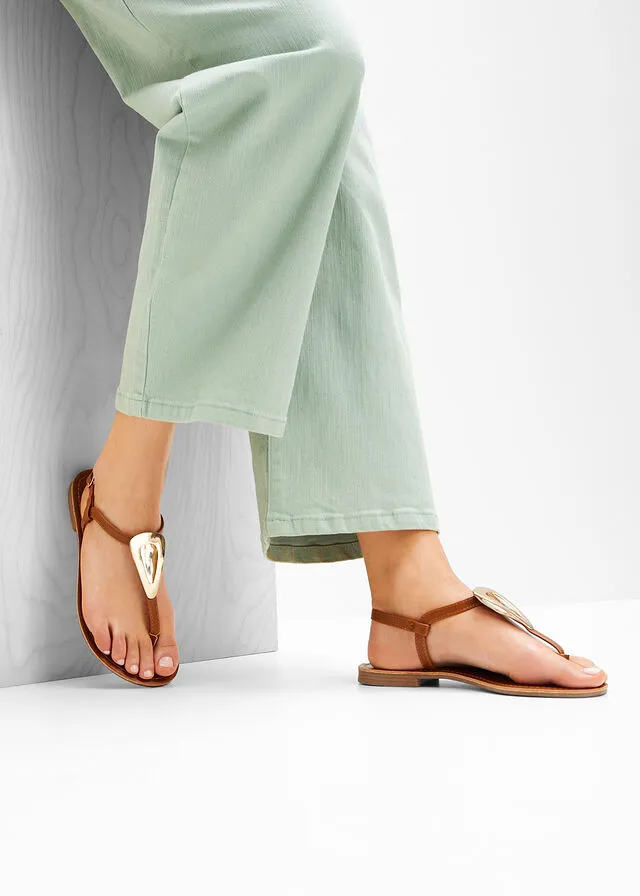 Brown Toe Ring Sandal