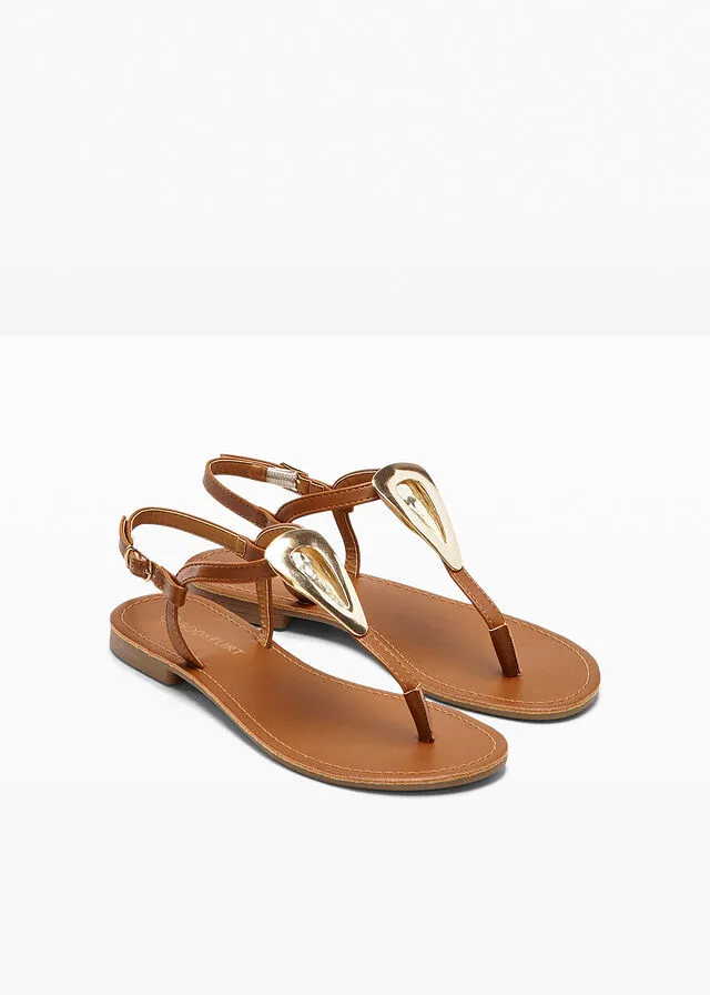 Brown Toe Ring Sandal