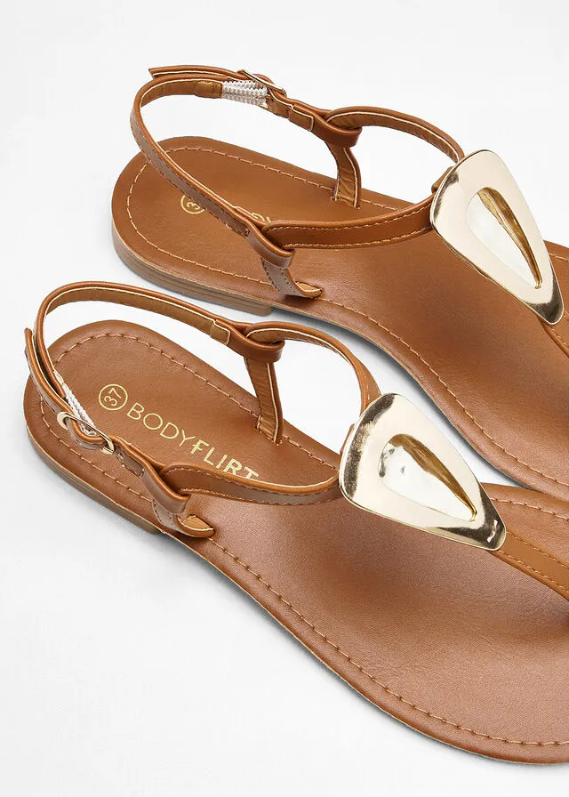 Brown Toe Ring Sandal