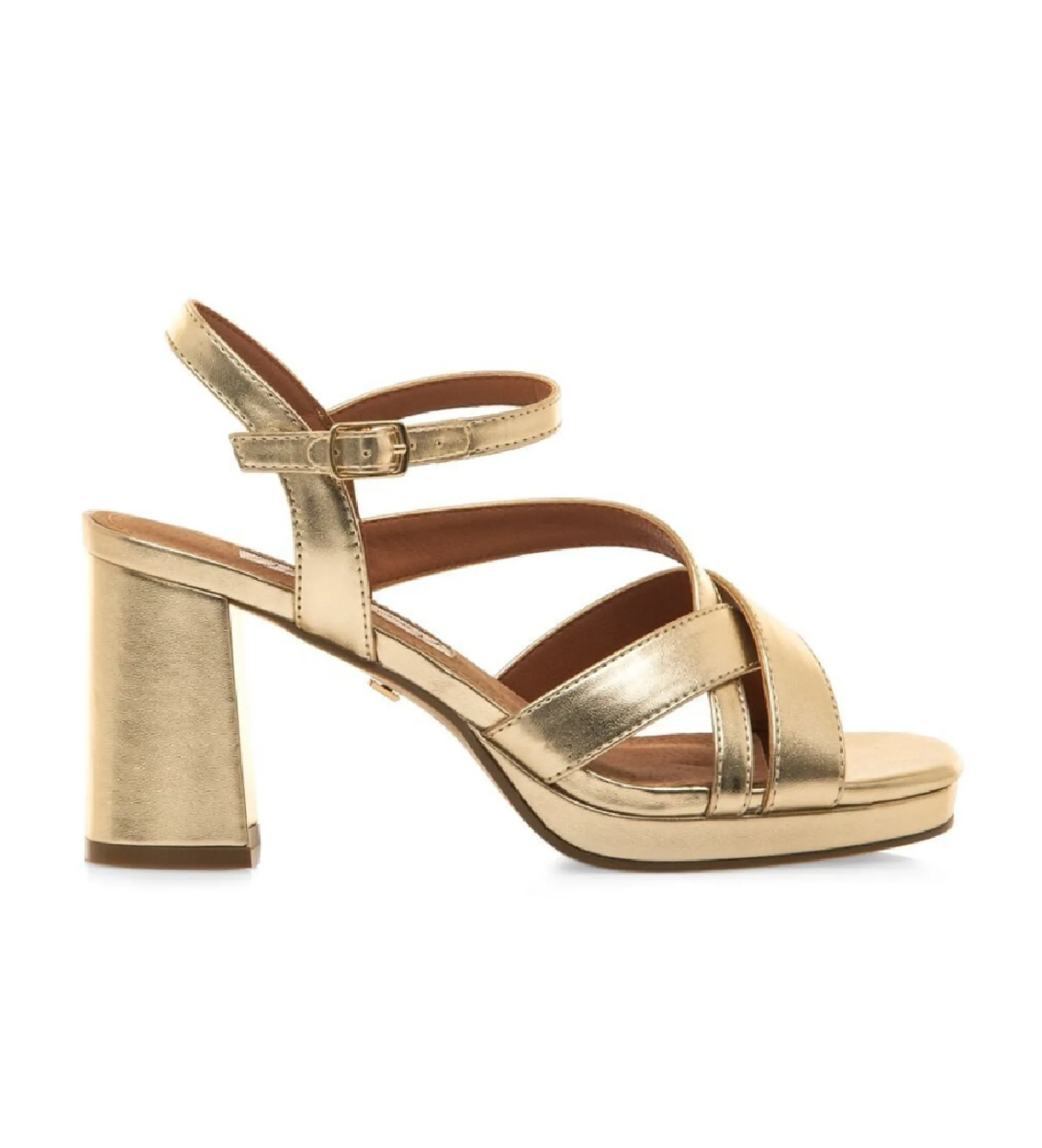 Golden Cefalu Sandals -Heel Height 8.5cm-