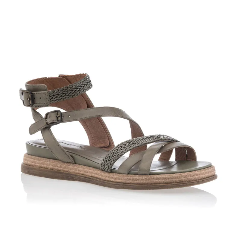 Green women's sandals