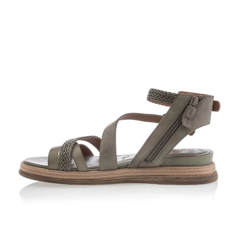 Green women's sandals