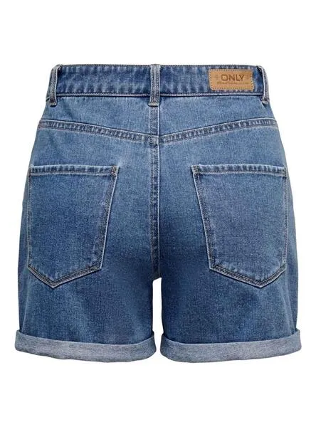 Short Blue Denim Vega Mon Pants for Women.