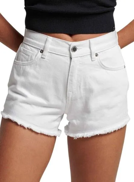 Superdry Mujer Shorts Blancos Studios High - Top Product Result