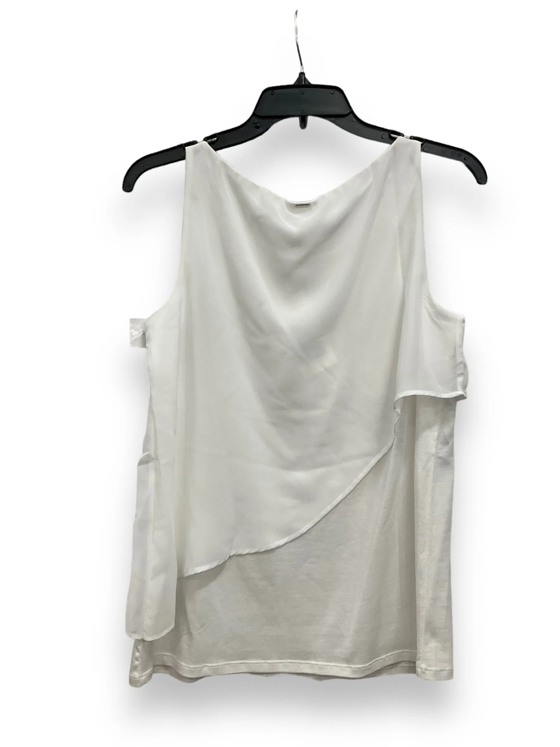 Sleeveless White Top, Size Small