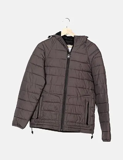 Springfield Grey Quilted Puffer Coats