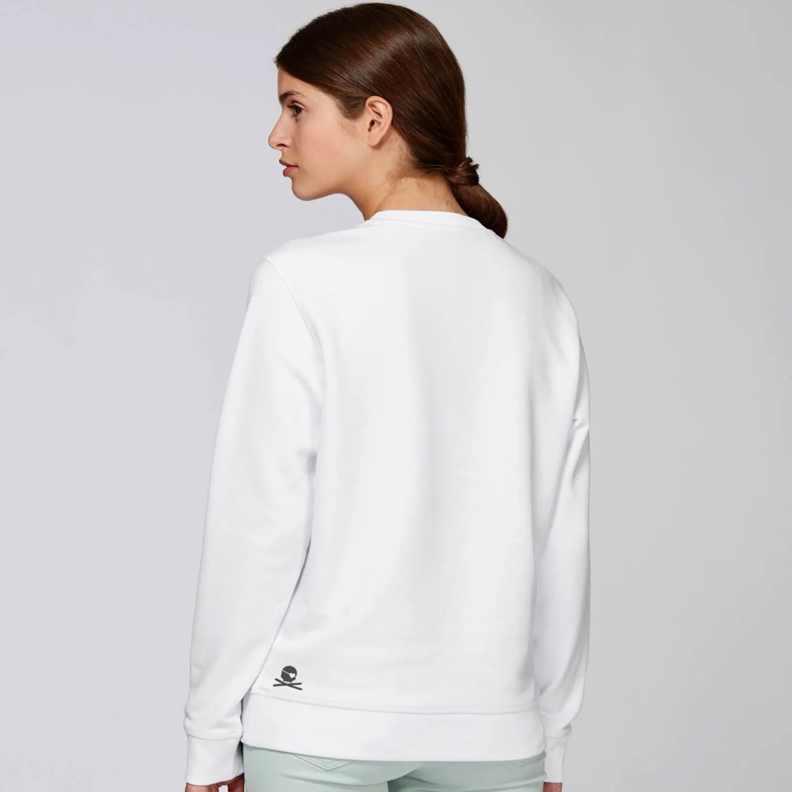 White Pipirata Sweater Without Hood