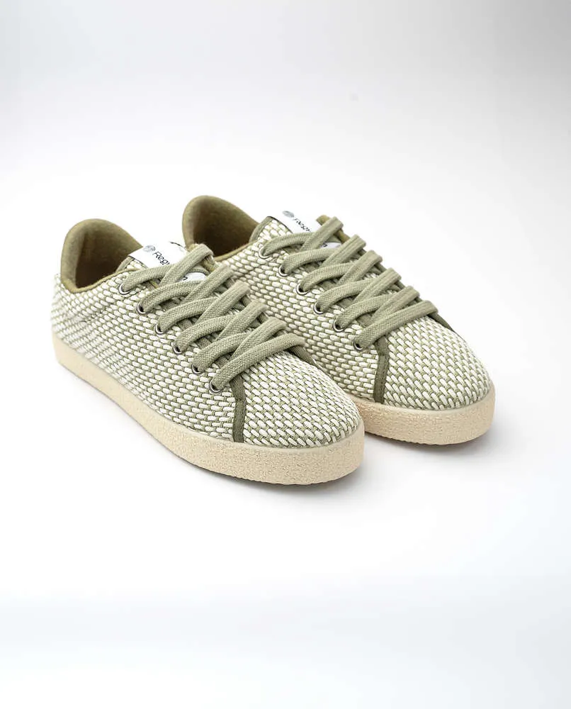 Sustainable unisex green sneakers TIROL VERDE