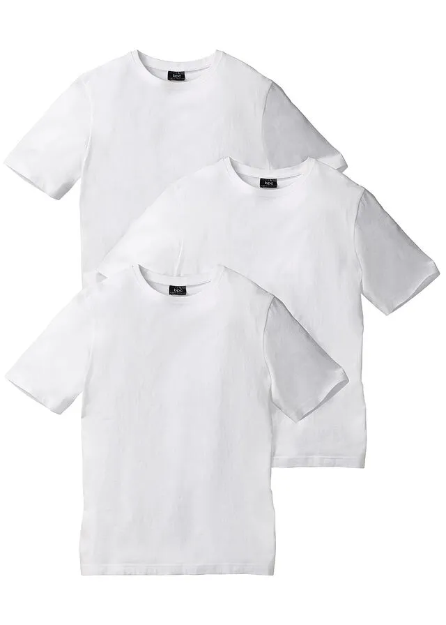 T-shirt (3 pack) White-white-white