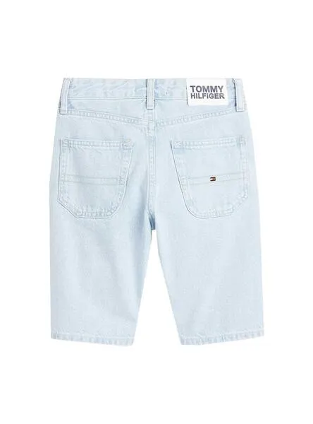 Tommy Hilfiger Bermuda Shorts for Boys - Modern Straight Design in Blue