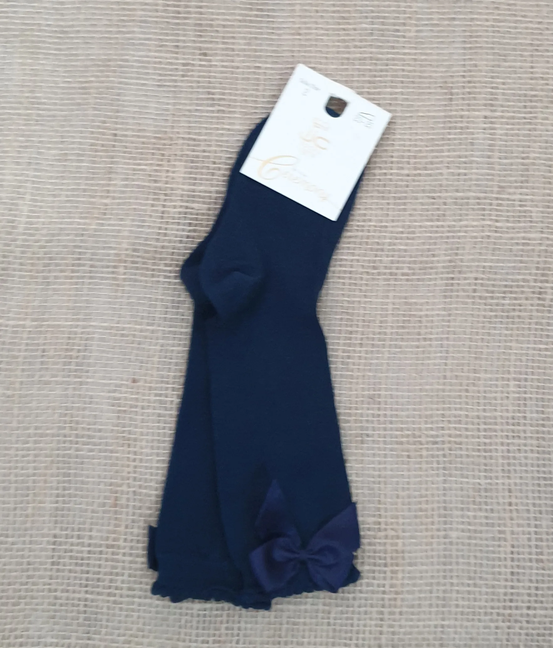 Unisex Cotton High Socks with Bow - JC P250066