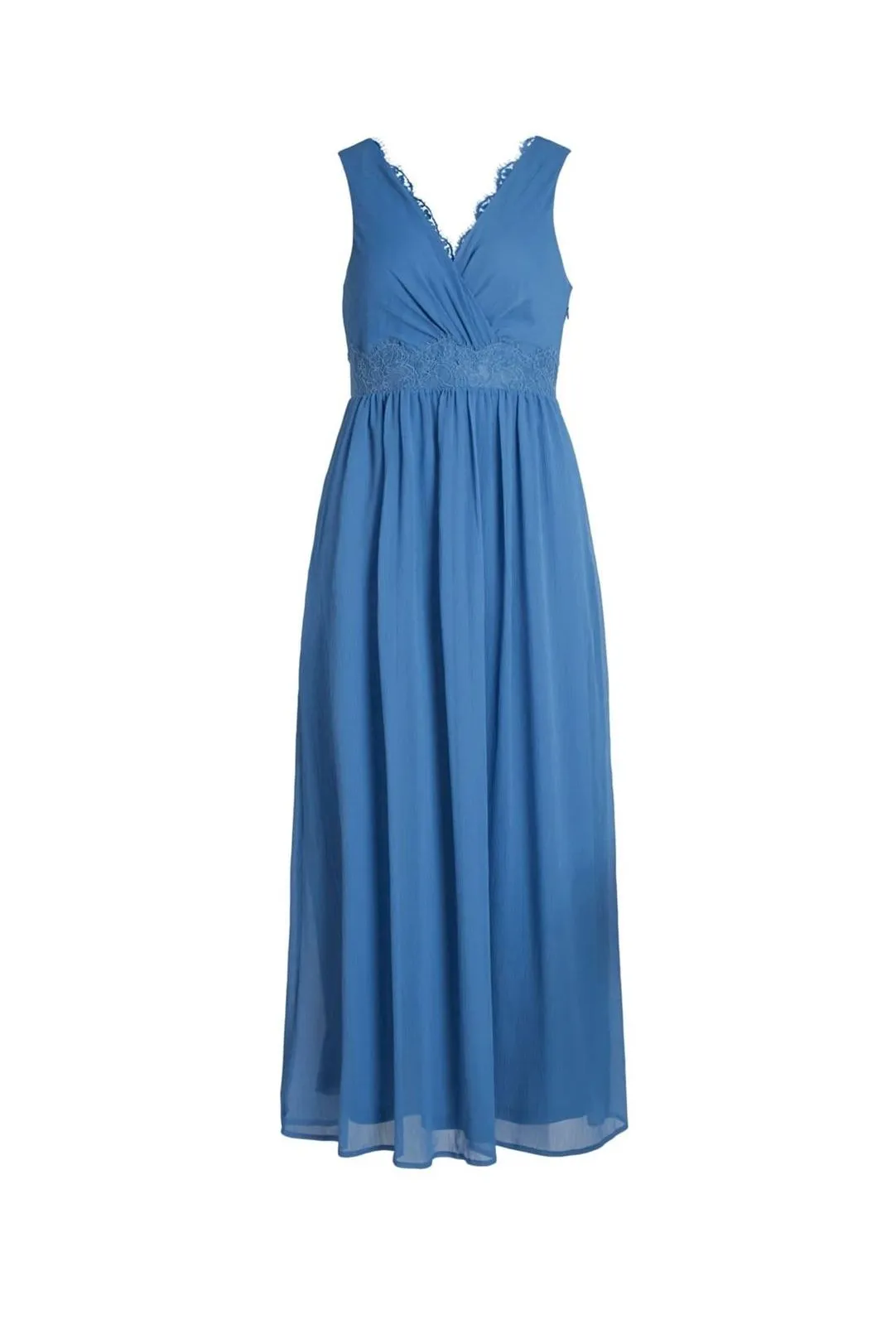 Long Blue Federal Virilla Party Dress.