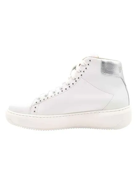 White Decorative Popa Bulnes Boots for Women