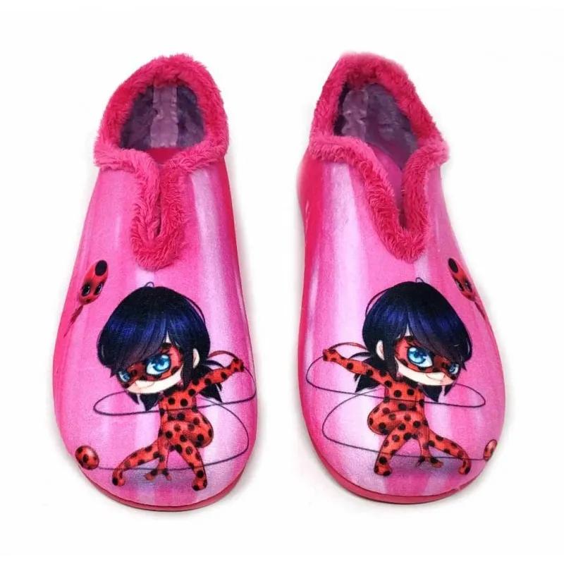 Girls Closed Toe House Slipper - Size 4401