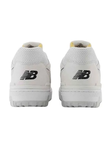 Men's Premium White New Balance 550 Sneakers.