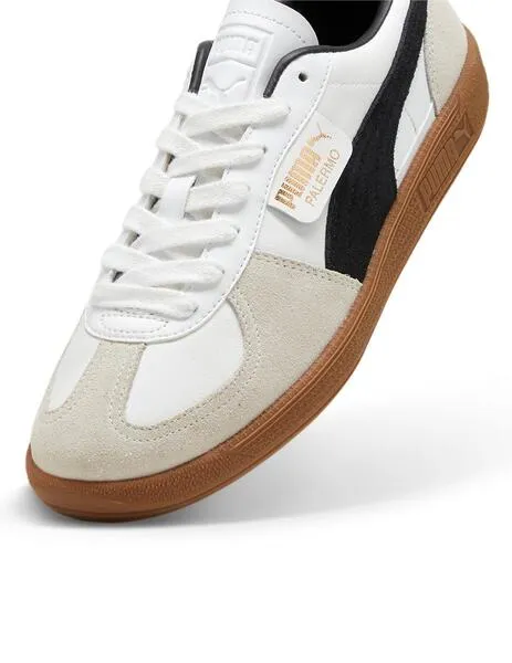 Puma Palermo LTH White Unisex Sneakers.