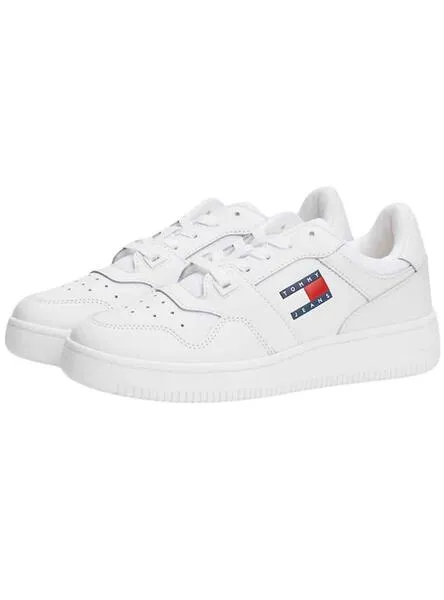 Tommy Jeans Retro Basket Blanco Mujer