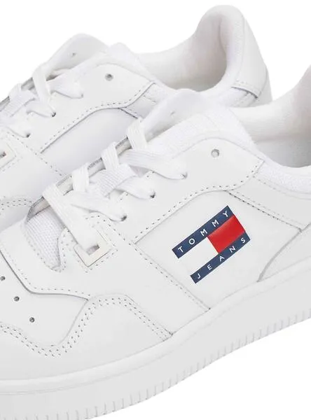 Tommy Jeans Retro Basket Blanco Mujer